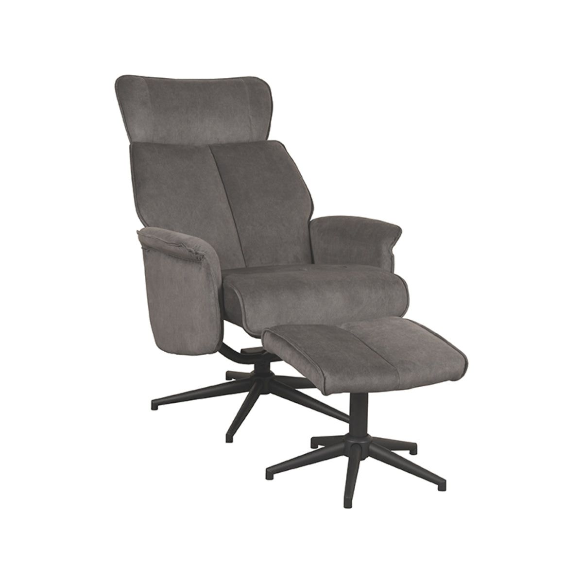 LABEL51 Fauteuil Verdal – Luxe Comfort met Hocker – Stijlvol Ontwerp